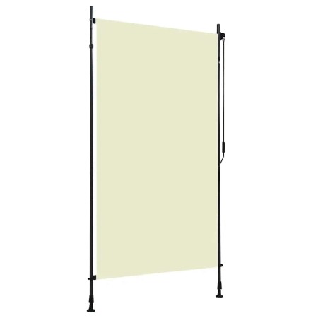 Estor enrollable de exterior color crema 120x270 cm