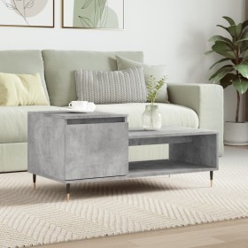 Betongrauer Couchtisch aus Sperrholz, 100 x 50 x 45 cm von , Couchtisch - Ref: Foro24-830824, Preis: 47,50 €, Rabatt: %