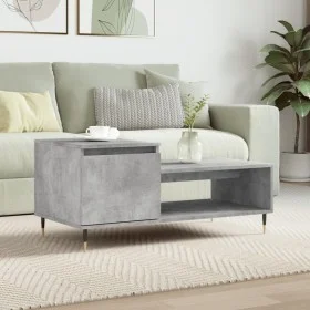 Betongrauer Couchtisch aus Sperrholz, 100 x 50 x 45 cm von , Couchtisch - Ref: Foro24-830824, Preis: 47,11 €, Rabatt: %