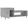 Mesa de centro madera contrachapada gris hormigón 100x50x45 cm de , Mesas de centro - Ref: Foro24-830824, Precio: 47,11 €, De...