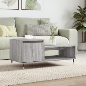 Sonoma-Couchtisch aus grauem Sperrholz, 100 x 50 x 45 cm von , Couchtisch - Ref: Foro24-830826, Preis: 48,79 €, Rabatt: %