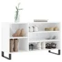 Mueble zapatero madera contrachapada blanco brillo 102x36x60 cm de , Zapateros y organizadores de calzado - Ref: Foro24-83142...