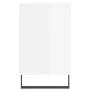 Mueble zapatero madera contrachapada blanco brillo 102x36x60 cm de , Zapateros y organizadores de calzado - Ref: Foro24-83142...