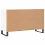 Mueble zapatero madera contrachapada blanco brillo 102x36x60 cm de , Zapateros y organizadores de calzado - Ref: Foro24-83142...