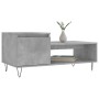 Concrete gray plywood coffee table 100x50x45 cm by , Coffee table - Ref: Foro24-830832, Price: 46,88 €, Discount: %