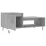 Mesa de centro madera contrachapada gris hormigón 100x50x45 cm de , Mesas de centro - Ref: Foro24-830832, Precio: 46,55 €, De...