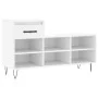 White plywood shoe cabinet 102x36x60 cm by , Shoe racks and shoe organizers - Ref: Foro24-831364, Price: 54,52 €, Discount: %