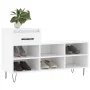 Mueble zapatero madera contrachapada blanco 102x36x60 cm de , Zapateros y organizadores de calzado - Ref: Foro24-831364, Prec...
