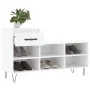 Mueble zapatero madera contrachapada blanco 102x36x60 cm de , Zapateros y organizadores de calzado - Ref: Foro24-831364, Prec...