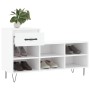 Weißer Schuhschrank aus Sperrholz, 102 x 36 x 60 cm von , Schuhregale und Schuhorganisatoren - Ref: Foro24-831364, Preis: 55,...