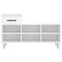 Mueble zapatero madera contrachapada blanco 102x36x60 cm de , Zapateros y organizadores de calzado - Ref: Foro24-831364, Prec...