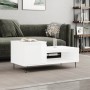 Couchtisch aus glänzend weißem Sperrholz, 100 x 50 x 45 cm von , Couchtisch - Ref: Foro24-830830, Preis: 59,73 €, Rabatt: %