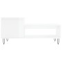 Couchtisch aus glänzend weißem Sperrholz, 100 x 50 x 45 cm von , Couchtisch - Ref: Foro24-830830, Preis: 59,73 €, Rabatt: %