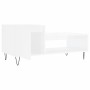 Couchtisch aus glänzend weißem Sperrholz, 100 x 50 x 45 cm von , Couchtisch - Ref: Foro24-830830, Preis: 59,73 €, Rabatt: %
