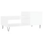 Couchtisch aus glänzend weißem Sperrholz, 100 x 50 x 45 cm von , Couchtisch - Ref: Foro24-830830, Preis: 59,73 €, Rabatt: %