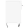 Mueble zapatero madera contrachapada blanco brillo 102x36x60 cm de , Zapateros y organizadores de calzado - Ref: Foro24-83136...