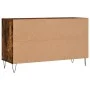 Mueble zapatero madera contrachapada roble ahumado 102x36x60 cm de , Zapateros y organizadores de calzado - Ref: Foro24-83141...