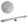 Desagüe lineal de ducha acero inoxidable 1030x140 mm de vidaXL, Desagües - Ref: Foro24-142176, Precio: 68,91 €, Descuento: %