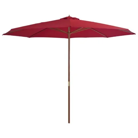 Gartenschirm mit Holzstange 350 cm Burgunderrot von , Sonnenschirme - Ref: Foro24-44531, Preis: 121,57 €, Rabatt: %