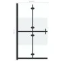 Half-frosted ESG glass folding shower screen 110x190cm by , Shower walls and screens - Ref: Foro24-151190, Price: 221,61 €, D...