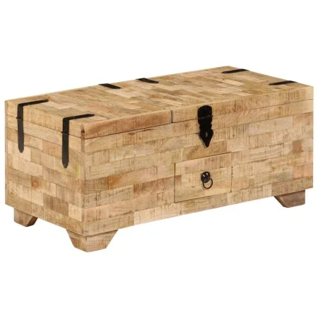 Solid mango wood coffee table 80x40x35 cm by , Coffee table - Ref: Foro24-247327, Price: 297,12 €, Discount: %