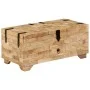 Solid mango wood coffee table 80x40x35 cm by , Coffee table - Ref: Foro24-247327, Price: 297,12 €, Discount: %