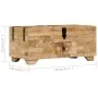 Solid mango wood coffee table 80x40x35 cm by , Coffee table - Ref: Foro24-247327, Price: 297,12 €, Discount: %