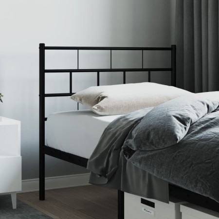 Kopfteil aus schwarzem Metall, 107 cm von , Kopf- und Fußteile - Ref: Foro24-355689, Preis: 24,04 €, Rabatt: %
