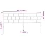 Kopfteil aus schwarzem Metall, 160 cm von , Kopf- und Fußteile - Ref: Foro24-355694, Preis: 35,30 €, Rabatt: %