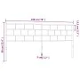 Cabecero de metal negro 193 cm de , Cabeceros y pies de cama - Ref: Foro24-355696, Precio: 31,45 €, Descuento: %