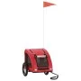 Haustier-Fahrradanhänger, Eisen-Oxford-Stoff, Rot von , Kinderwagen für Haustiere - Ref: Foro24-93950, Preis: 92,26 €, Rabatt: %