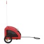 Remolque de bicicleta mascotas hierro tela Oxford rojo de , Cochecitos para mascotas - Ref: Foro24-93950, Precio: 94,53 €, De...