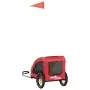 Haustier-Fahrradanhänger, Eisen-Oxford-Stoff, Rot von , Kinderwagen für Haustiere - Ref: Foro24-93950, Preis: 92,26 €, Rabatt: %