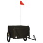Fahrradanhänger aus schwarzem Eisen, 45 kg. von , Fahrradanhänger - Ref: Foro24-94087, Preis: 79,85 €, Rabatt: %