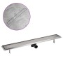 Linear shower drain stainless steel 930x140 mm by vidaXL, Drains - Ref: Foro24-142175, Price: 65,09 €, Discount: %