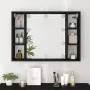 Möbel mit Spiegel und schwarzer LED 76x15x55 cm von , Badezimmerwaschtische - Ref: Foro24-808856, Preis: 56,94 €, Rabatt: %