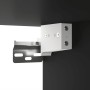 Möbel mit Spiegel und schwarzer LED 76x15x55 cm von , Badezimmerwaschtische - Ref: Foro24-808856, Preis: 57,64 €, Rabatt: %