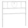 Kopfteil aus weißem Metall, 75 cm von , Kopf- und Fußteile - Ref: Foro24-355538, Preis: 25,46 €, Rabatt: %