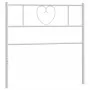 Cabecero de metal blanco 75 cm de , Cabeceros y pies de cama - Ref: Foro24-355538, Precio: 25,46 €, Descuento: %