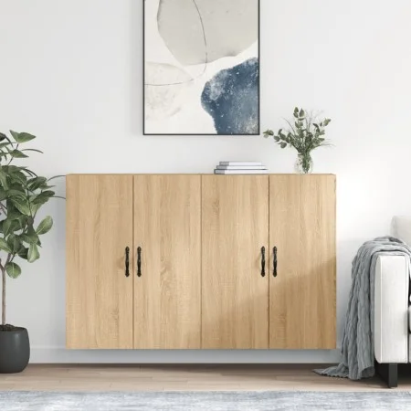Armarios de pared 2 uds madera de ingeniería roble Sonoma by , Sideboards - Ref: Foro24-3197892, Price: 156,32 €, Discount: %