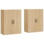 Armarios de pared 2 uds madera de ingeniería roble Sonoma by , Sideboards - Ref: Foro24-3197892, Price: 156,32 €, Discount: %