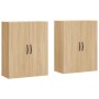 Wandregale 2 Stück aus Sonoma-Eichen-Ingenieurholz von , Sideboards - Ref: Foro24-3197892, Preis: 158,72 €, Rabatt: %