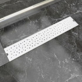 Linearer Blasenduschablauf aus Edelstahl 630 x 140 mm von vidaXL, Abflüsse - Ref: Foro24-142190, Preis: 44,29 €, Rabatt: %