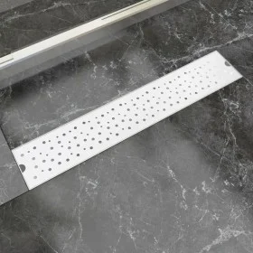 Linearer Blasenduschablauf aus Edelstahl 630 x 140 mm von vidaXL, Abflüsse - Ref: Foro24-142190, Preis: 42,31 €, Rabatt: %