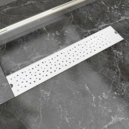 Linearer Blasenduschablauf aus Edelstahl 630 x 140 mm von vidaXL, Abflüsse - Ref: Foro24-142190, Preis: 42,31 €, Rabatt: %