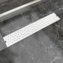 Stainless steel bubble linear shower drain 630x140 mm by vidaXL, Drains - Ref: Foro24-142190, Price: 44,29 €, Discount: %