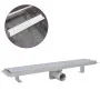 Linearer Blasenduschablauf aus Edelstahl 630 x 140 mm von vidaXL, Abflüsse - Ref: Foro24-142190, Preis: 42,31 €, Rabatt: %
