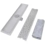 Linearer Blasenduschablauf aus Edelstahl 630 x 140 mm von vidaXL, Abflüsse - Ref: Foro24-142190, Preis: 42,31 €, Rabatt: %