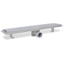 Stainless steel bubble linear shower drain 630x140 mm by vidaXL, Drains - Ref: Foro24-142190, Price: 44,29 €, Discount: %