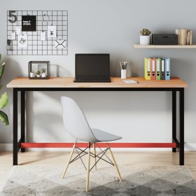 Massives Buchenholz-Schreibtischbrett 180x55x2,5 cm von , Tischplatten - Ref: Foro24-356096, Preis: 102,89 €, Rabatt: %